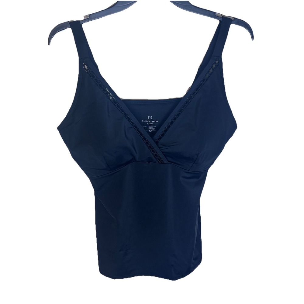 RUBY RIBBON ST TROPEZ TANKINI STYLE #1910 SIZE 14